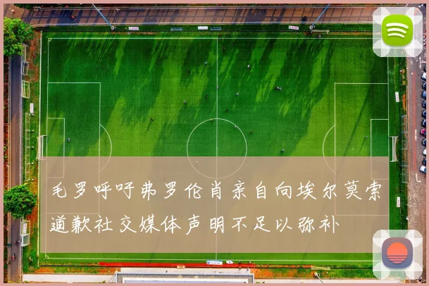 毛罗呼吁弗罗伦肖亲自向埃尔莫索道歉社交媒体声明不足以弥补